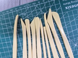 Set 10 herramientas plasticas para ceramica